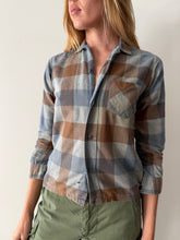 50s Boys Cotton Flannel Shirt
