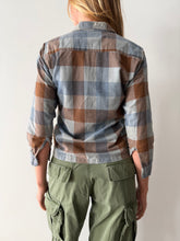 50s Boys Cotton Flannel Shirt