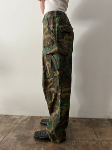 80s Cotton Military Cargo Pants