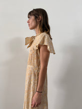 1920s/30s Yellow Rose Dress