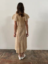 1920s/30s Yellow Rose Dress