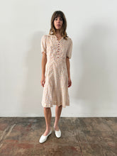 30s Sheer Cotton Confetti Dress