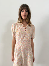 30s Sheer Cotton Confetti Dress