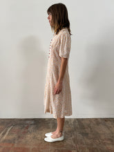30s Sheer Cotton Confetti Dress