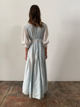 1910s Blue Linen Dress