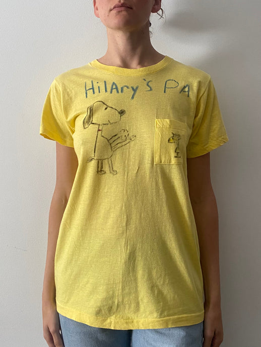 70s Hand-Drawn Snoopy tee