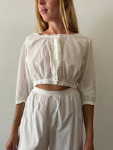 Antique French Cotton Peasant Blouse