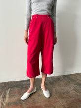 50s Red Side-Zip Pants 23w