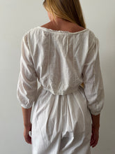 Antique French Cotton Peasant Blouse