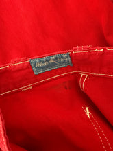 50s Red Side-Zip Pants 23w