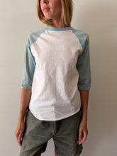 Light Blue Baseball Tee