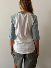 Light Blue Baseball Tee