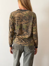 Real Tree Leaf Print Camo Pocket Long Sleeve Tee