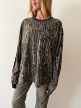 Real Tree Bark Camo Pocket Long Sleeve Tee