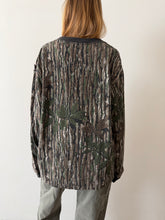 Real Tree Bark Camo Pocket Long Sleeve Tee