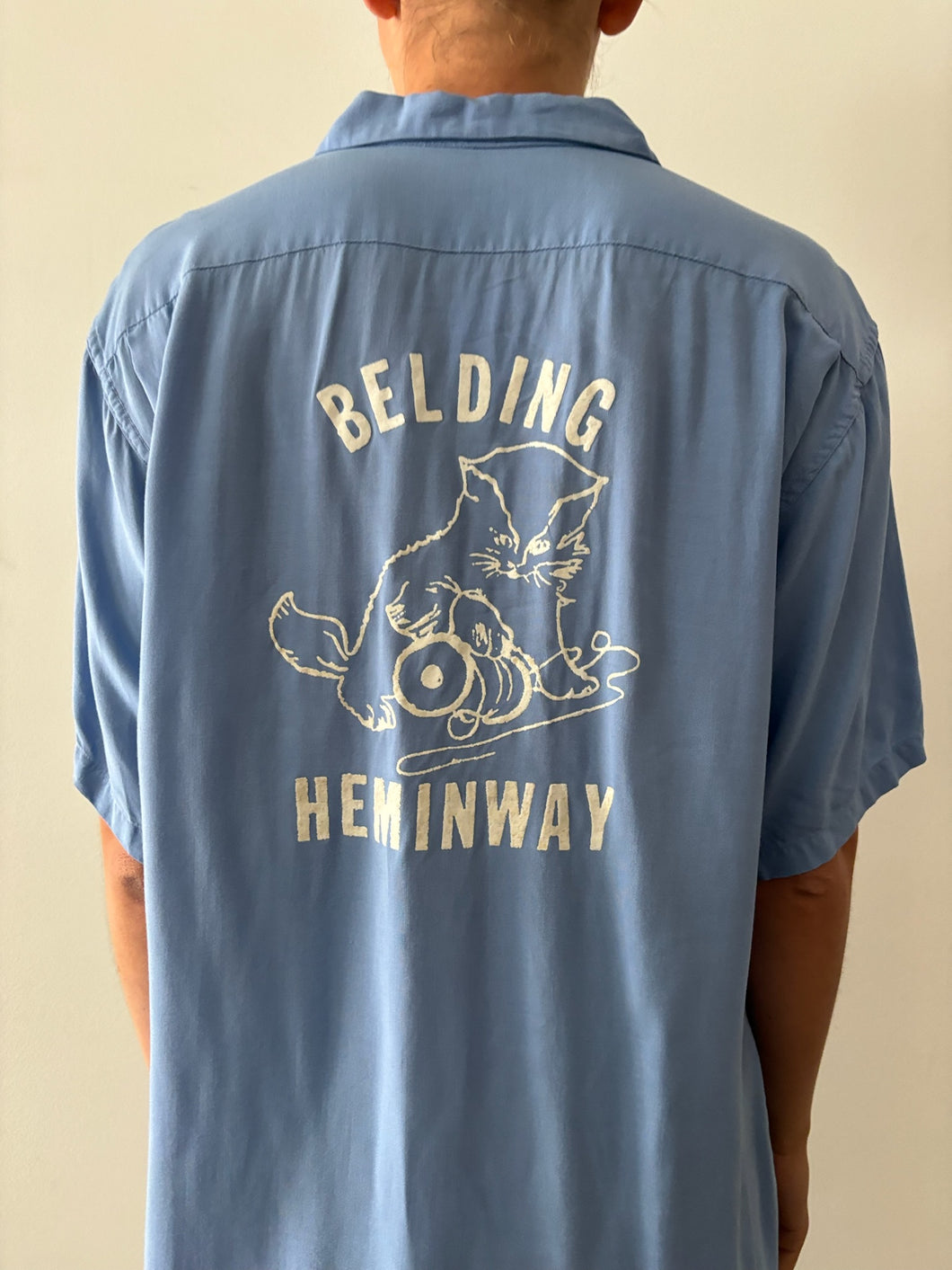 50s Belding Kitty Bowling Shirt