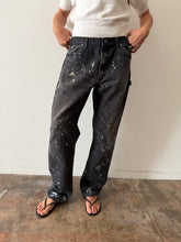 Faded Black Paint Covered Dickies Work Pants 35w