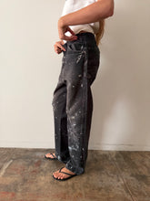 Faded Black Paint Covered Dickies Work Pants 35w