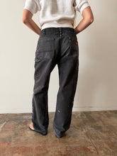 Faded Black Paint Covered Dickies Work Pants 35w