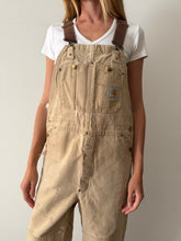 Carhartt Faded Tan Double Knee Overalls