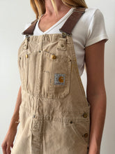 Carhartt Faded Tan Double Knee Overalls