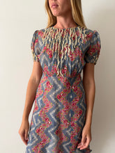 30s/40s Sheer Floral Dress