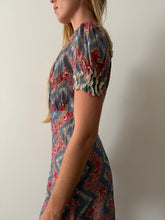 30s/40s Sheer Floral Dress