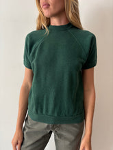 60s/70s Green Short Sleeve Sweatshirt