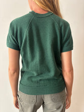 60s/70s Green Short Sleeve Sweatshirt