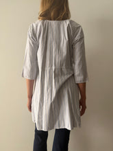 European Striped Cotton Flannel Shirt