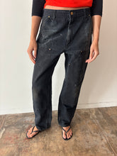Faded Black Double Knee Carhartts