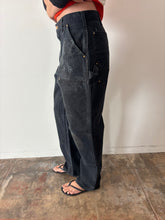 Faded Black Double Knee Carhartts