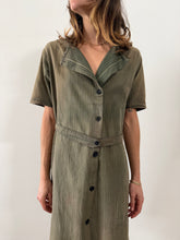 40s Faded French Farm Dress