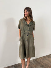 40s Faded French Farm Dress
