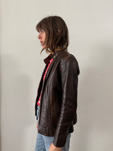 Brown Cafe Racer Moto Jacket
