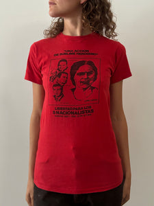 80s Puerto Rico Freedom for the 5 Nationalists tee