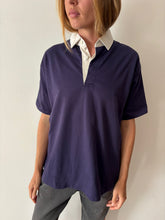 Navy 80s Jockey Rugby Polo