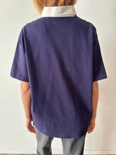 Navy 80s Jockey Rugby Polo