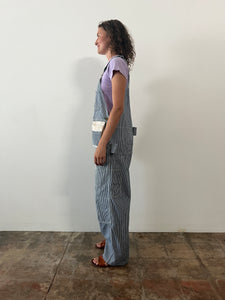 60s Hickory Stripe Overalls w/Nail Pouch