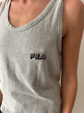 Grey 80s Fila Tank