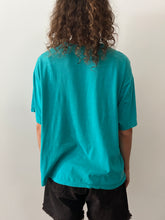 Turquoise Cotton Pocket tee