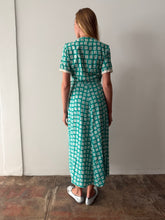 30s Seersucker Cotton Wrap Dress