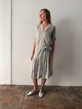 1920s Patterned Cotton Dress