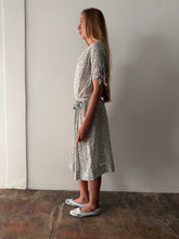 1920s Patterned Cotton Dress