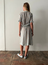1920s Patterned Cotton Dress