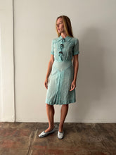 30s/40s Seersucker Cotton Dress