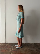 30s/40s Seersucker Cotton Dress
