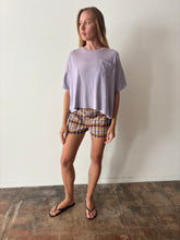 60s Plaid Swim Shorts 31w