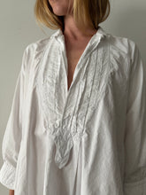 Antique French White Dress Shirt