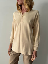 40s Cotton Henley Shirt